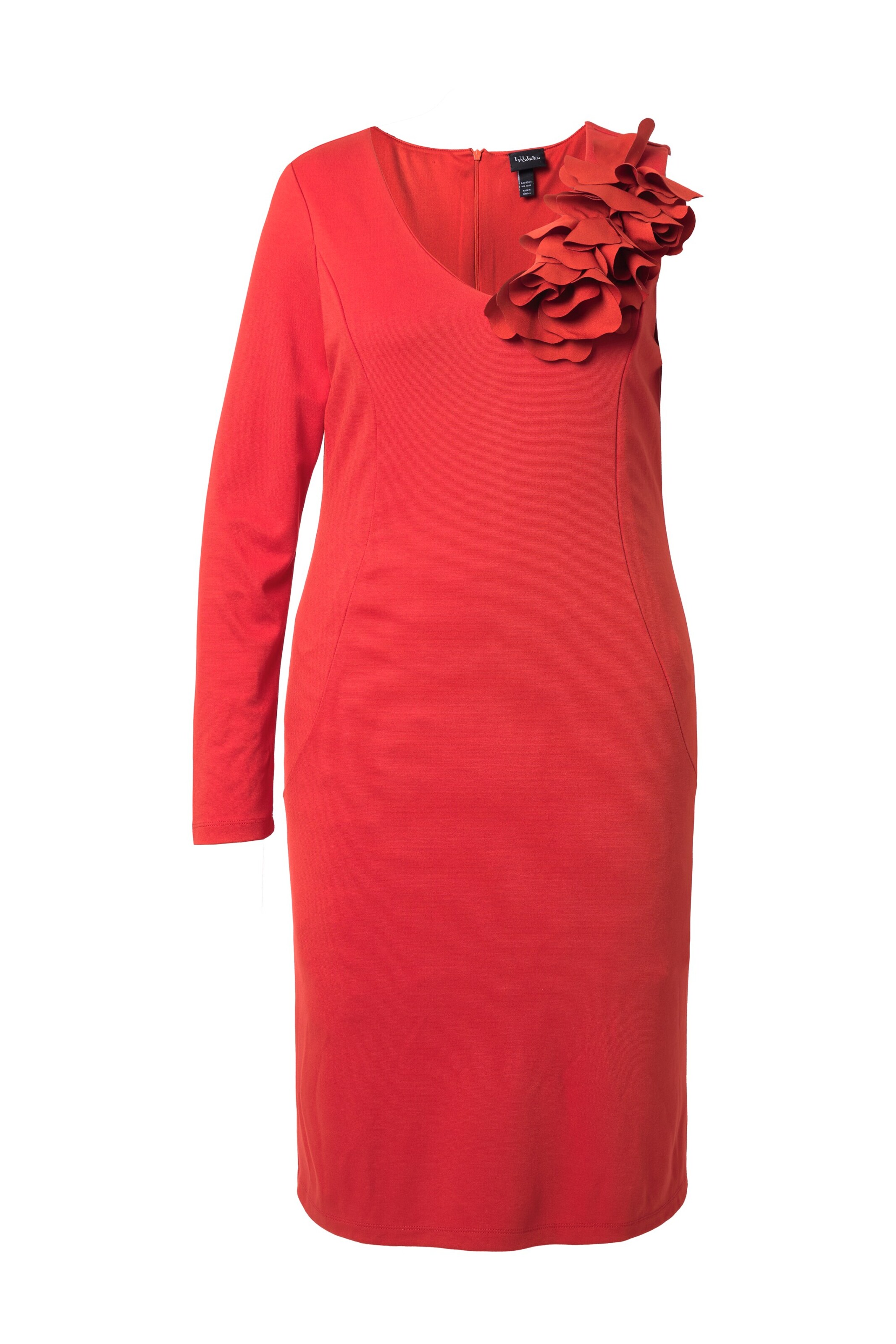 Ulla Popken Robe en rouge, Vue avec produit