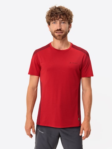 VAUDE Functioneel shirt 'Elope' in Rood: voorkant