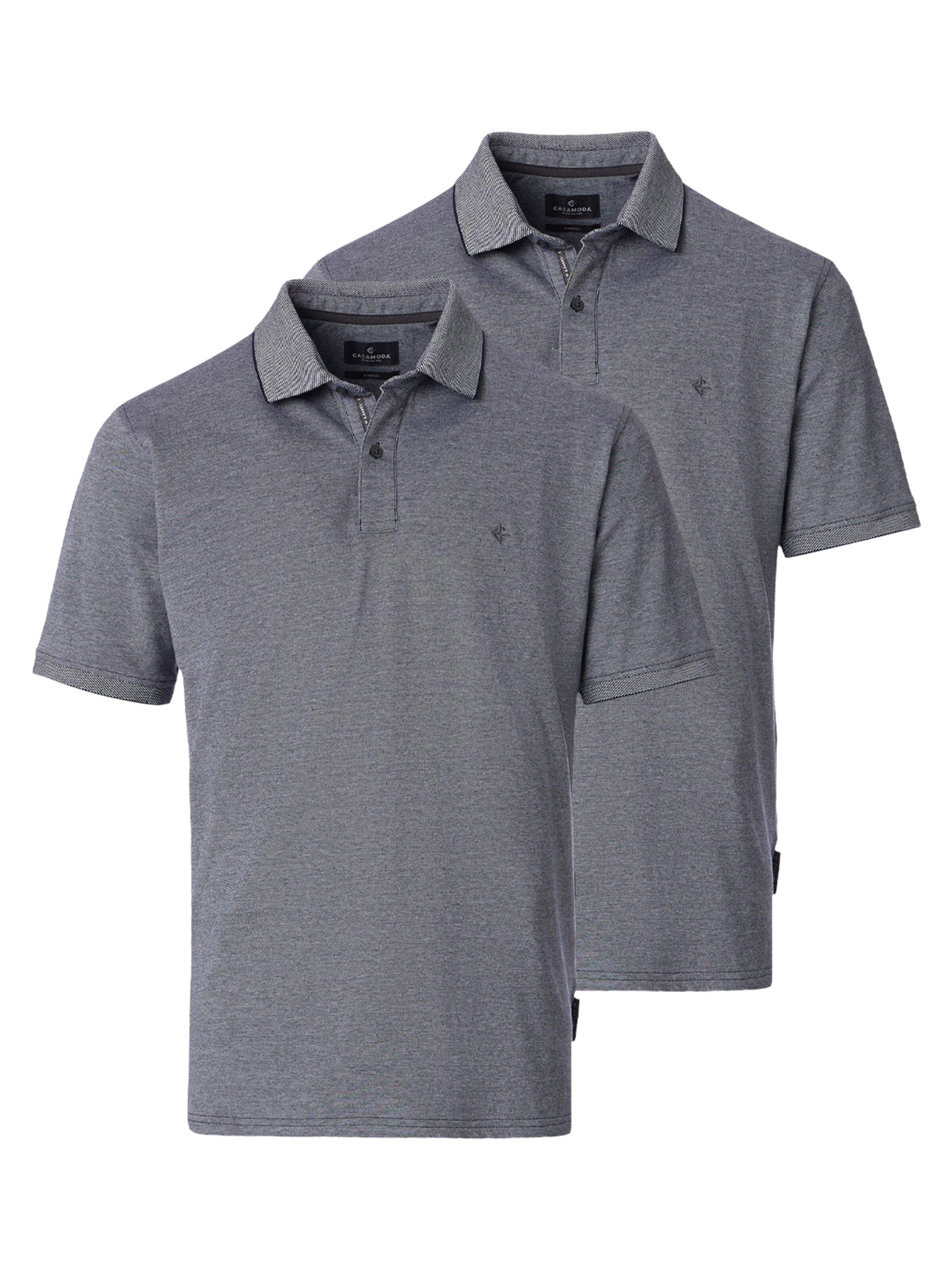 CASAMODA Shirt 'Basic' in Blue: front