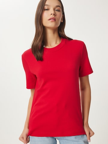 T-shirt Happiness İstanbul en rouge : devant