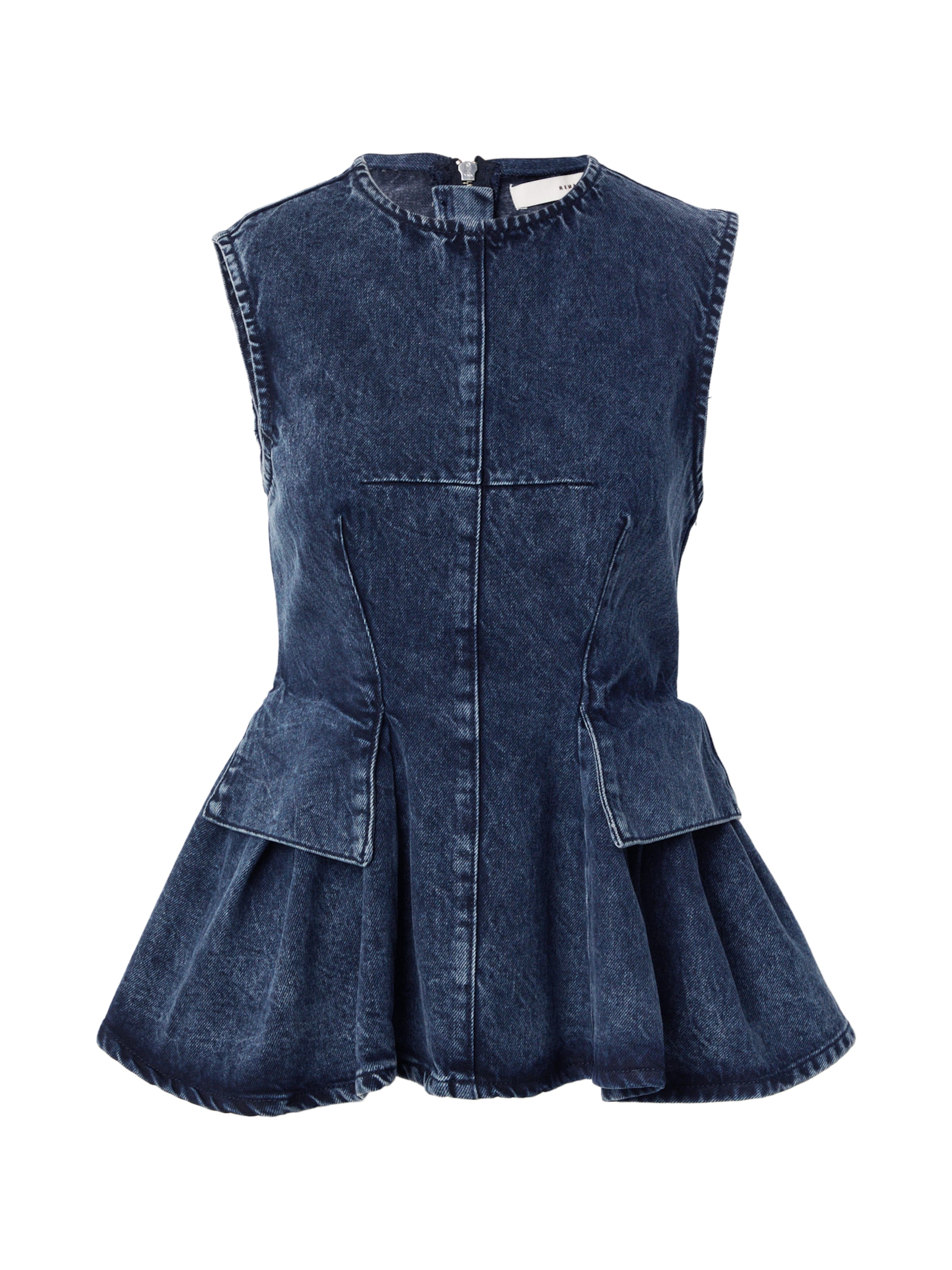 Top de la REMAIN pe negru: față