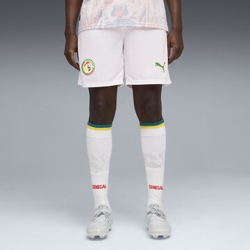 PUMA Regular Workout Pants 'Senegal' in White: front