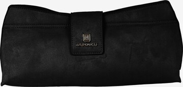 Pochette 'Pochette Sandra Bruno Magli PU Leather Zip' di Bruno Magli in nero: frontale