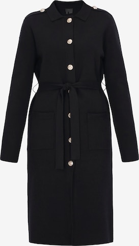 DreiMaster Klassik - Sobretudo meia-estação 'Classic' em preto: frente