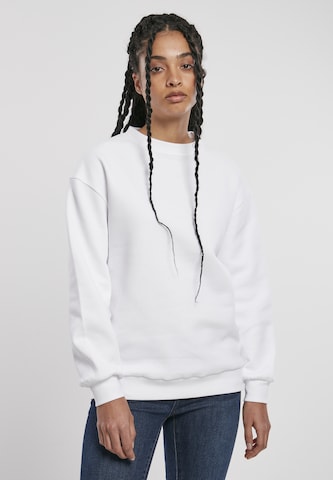 Urban Classics Sweatshirt in White: front