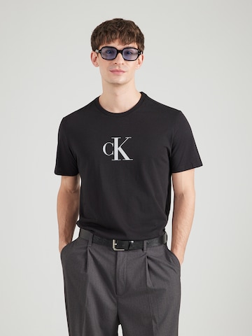 Calvin Klein Футболка в Черный: спереди
