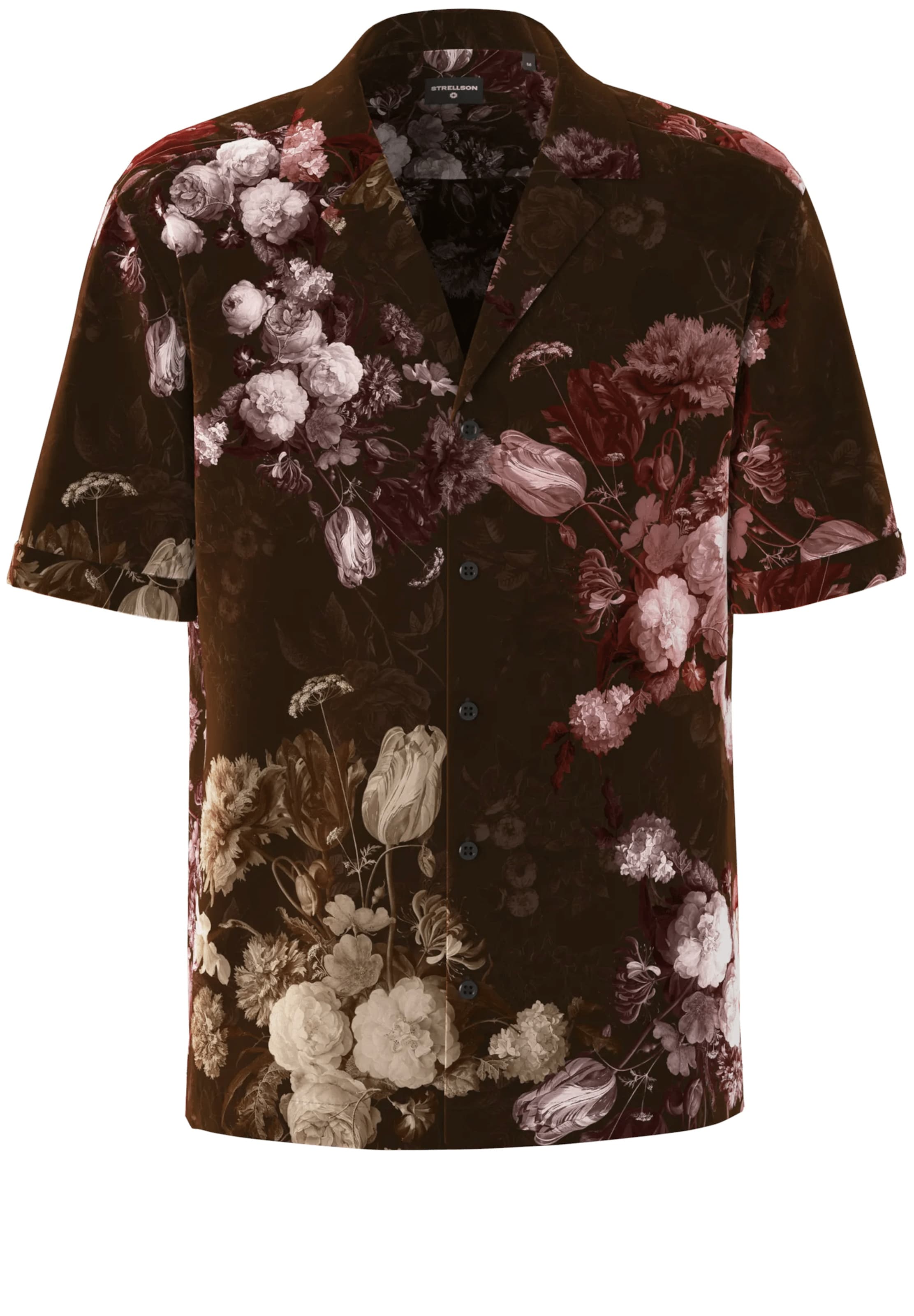 STRELLSON Hemd 'Clint' in Braun: Vorderseite