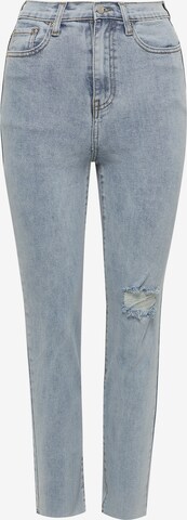 The Fated Regular Jeans 'PIA' in Blauw: voorkant