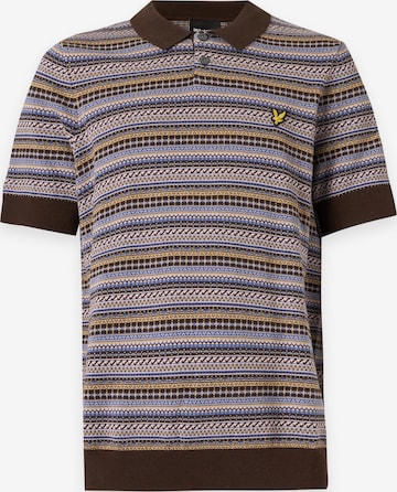 Pull-over 'Fairisle' Lyle & Scott en beige : devant