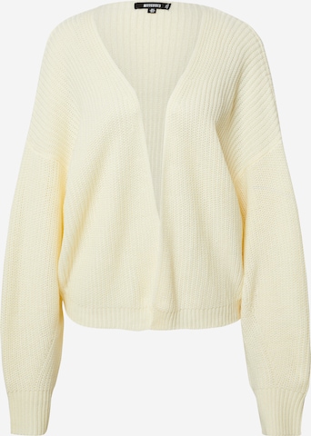 Missguided Knit Cardigan in Beige: front