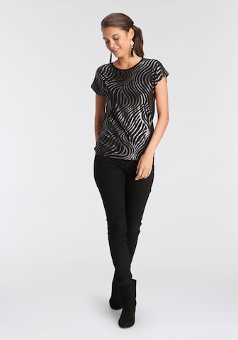 LAURA SCOTT Shirt in Black