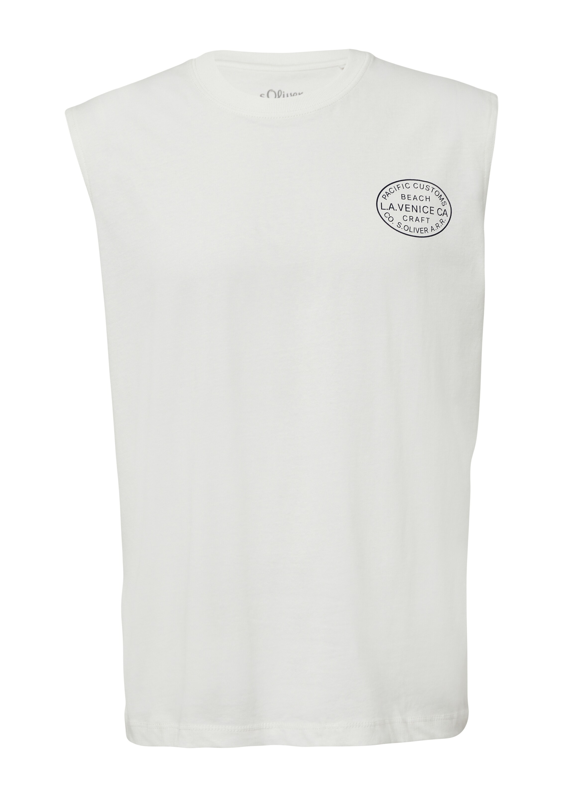 s.Oliver Shirt in Wit: voorkant