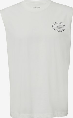 s.Oliver Shirt in Wit: voorkant