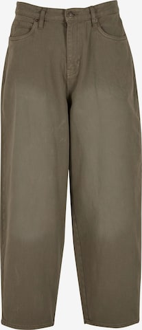 Urban Classics Jeans in Groen: voorkant