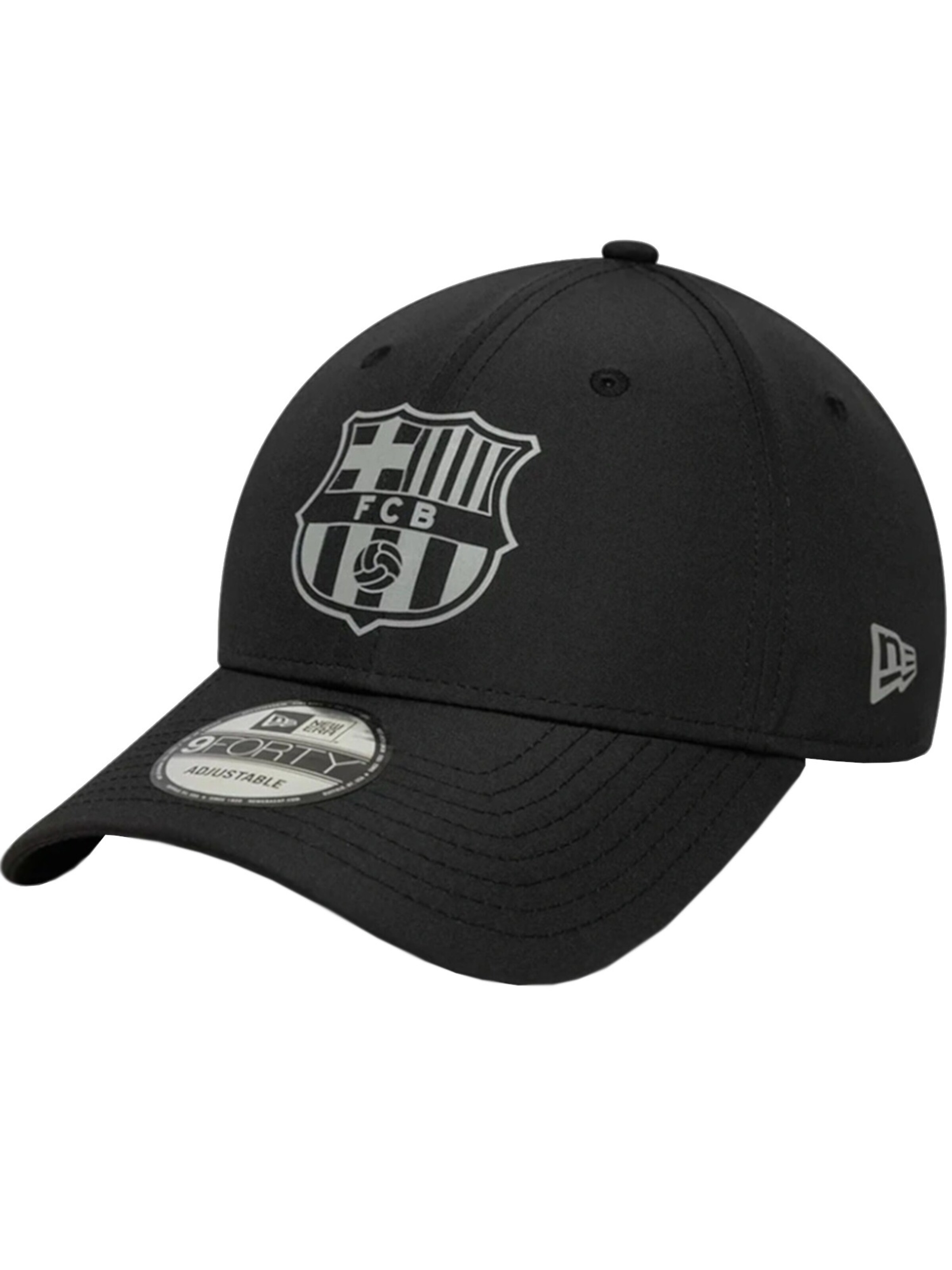 NEW ERA Cap 'New Era Core 9Forty FC Barcelona' in Black: front