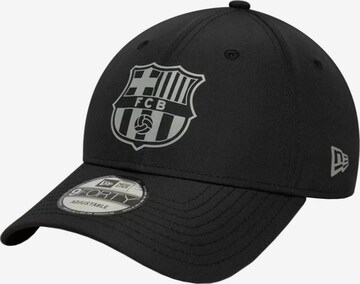 NEW ERA Cap 'New Era Core 9Forty FC Barcelona' in Black: front