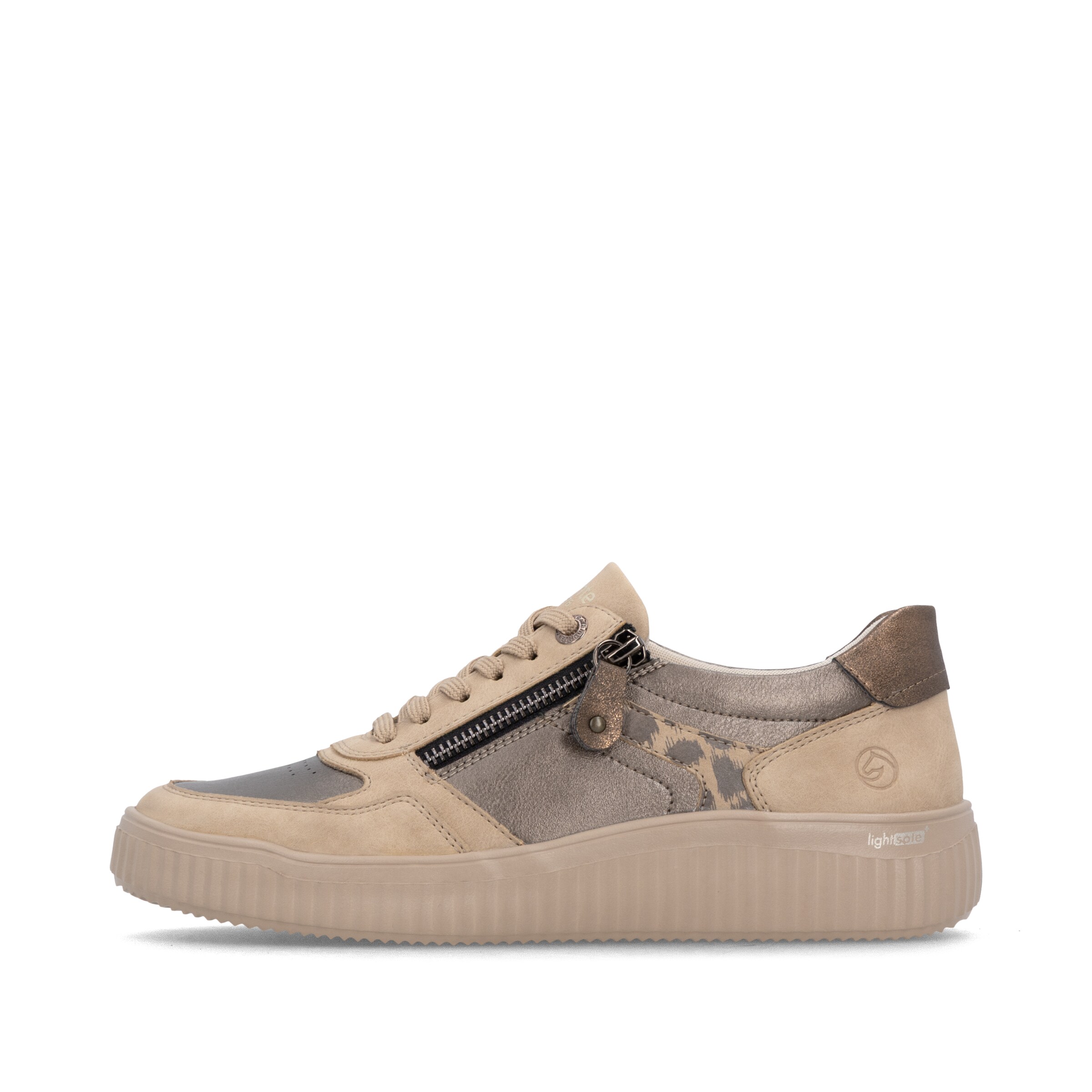 Chaussure de sport à lacets REMONTE en beige