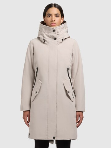 Veste d’hiver 'CHARLYN4' khujo en beige : devant