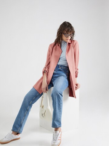 Manteau mi-saison 'JOLINE' ONLY en rose