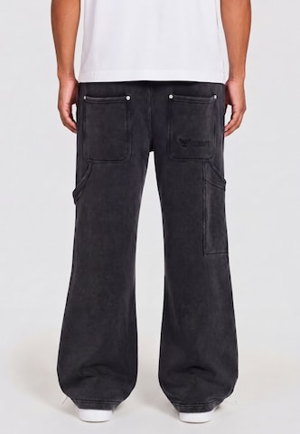 Colucci Wide leg Cargobroek 'Ikarus' in Bruin