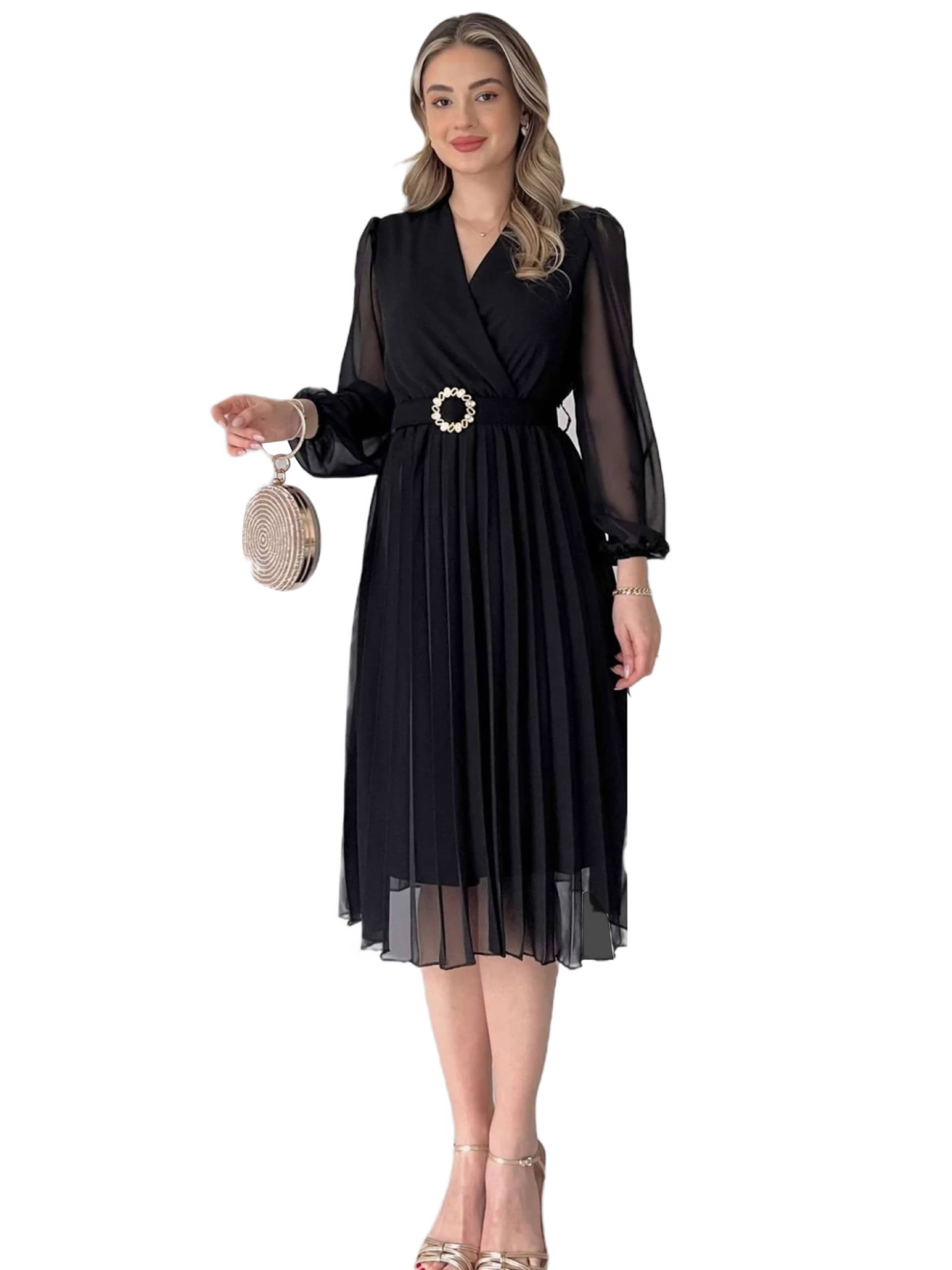 JANE's Cocktail dress in Black: front