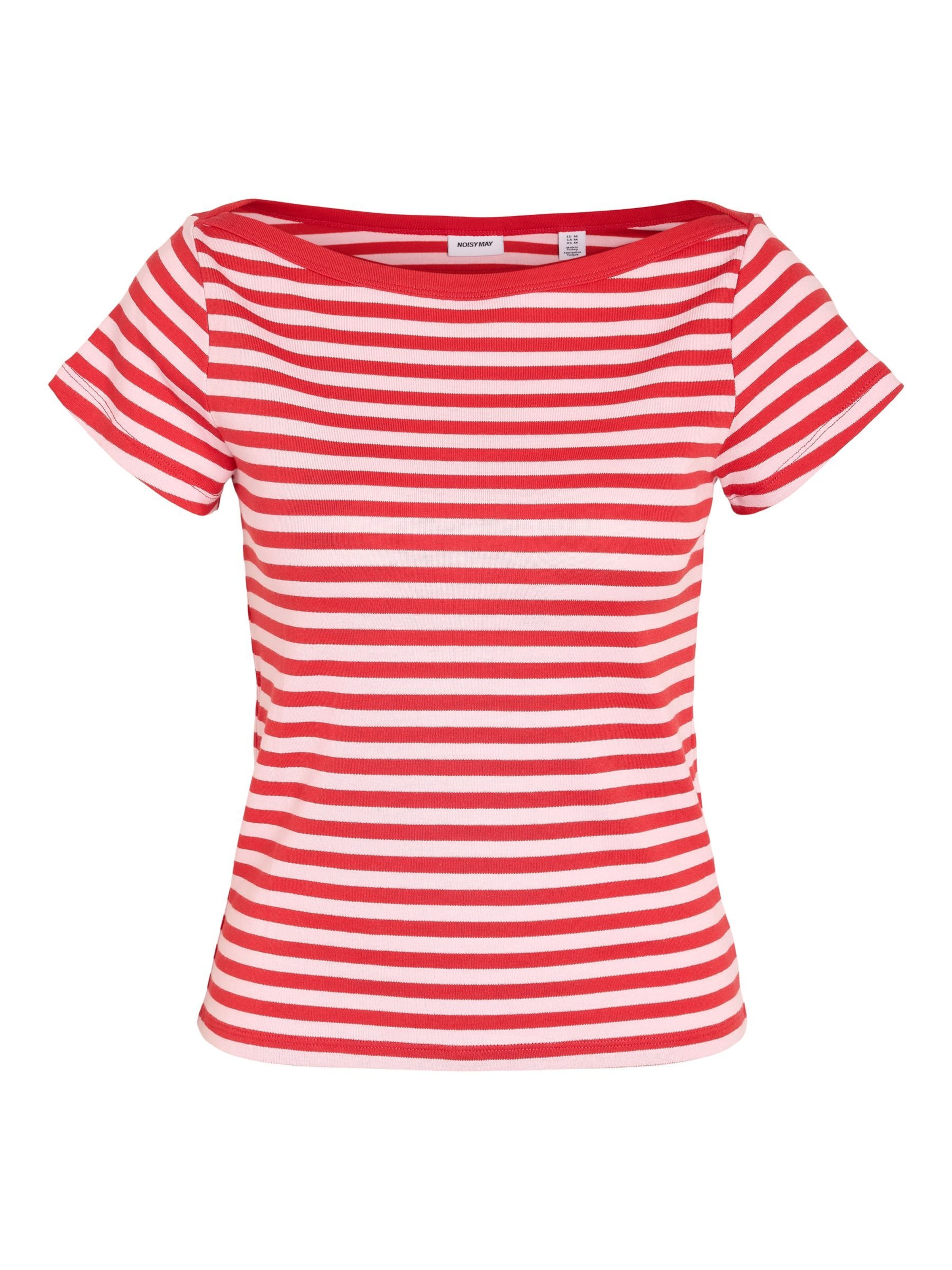 T-shirt Noisy may en rouge : devant
