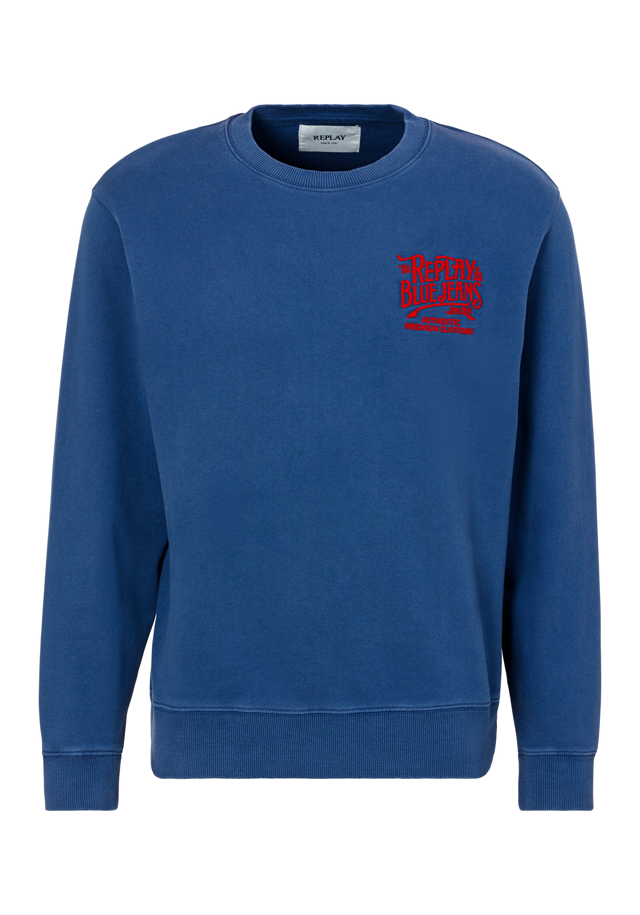 REPLAY Sweatshirt in Blue: front
