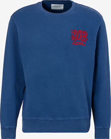 REPLAY Sweatshirt in Blau: Vorderseite