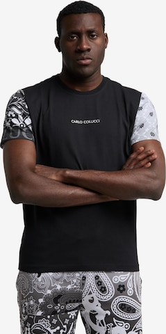 T-Shirt 'De Checchi' Carlo Colucci en noir