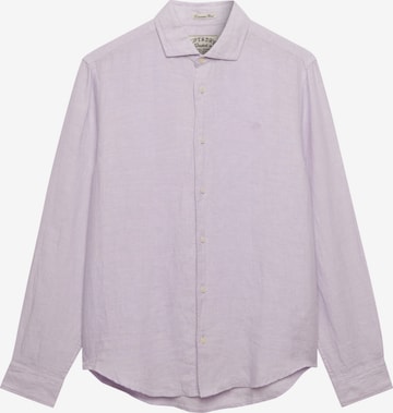 Chemise Superdry & Co en violet : devant
