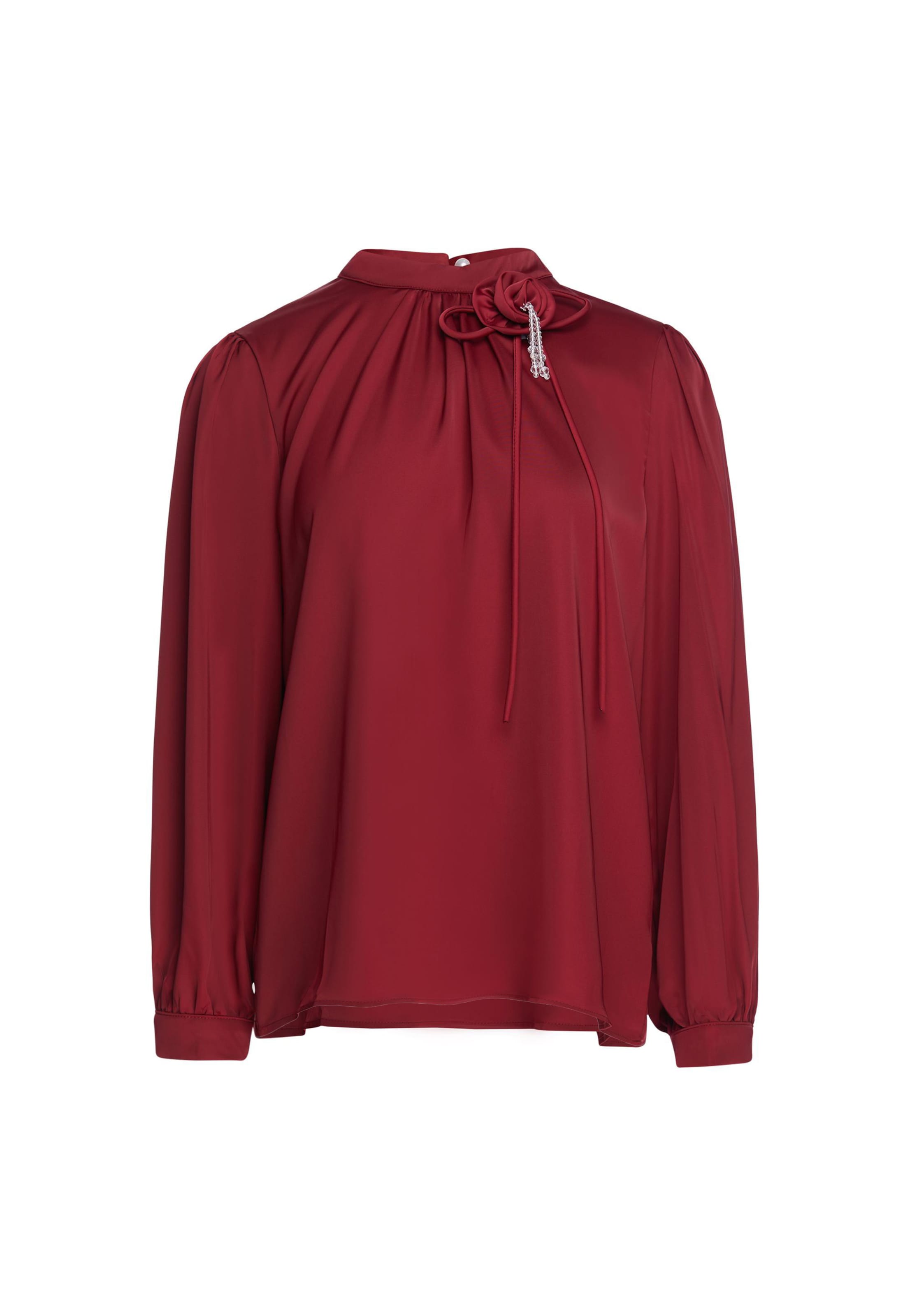 usha BLACK LABEL - Blusa en rojo: frente