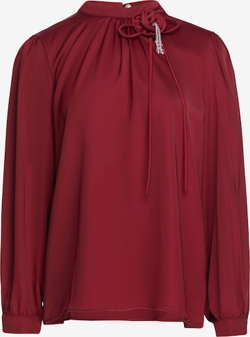 usha BLACK LABEL - Blusa en rojo: frente