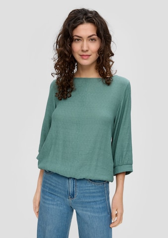 s.Oliver Blouse in Groen: voorkant