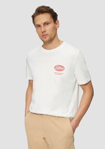 s.Oliver T-Shirt in Weiß: Vorderseite
