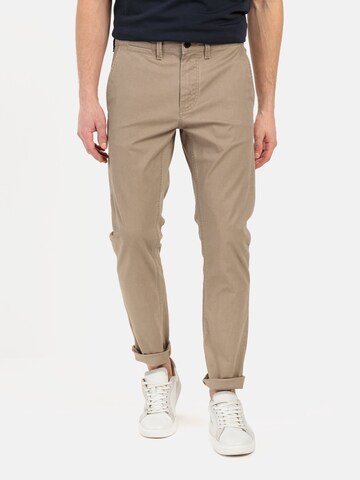 CAMEL ACTIVE Slim fit Chino Pants in Brown: front