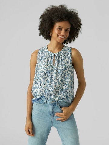 VERO MODA Bluse 'Milan' i blå: forside