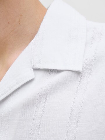 JACK & JONES Comfort fit Button Up Shirt 'JPRCCMontana' in White