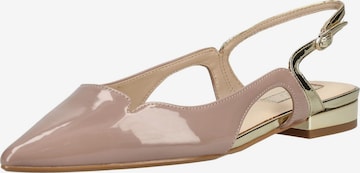 Escarpins à bride arrière Liu Jo en beige : devant