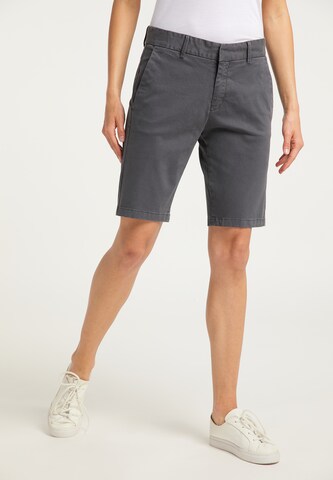DreiMaster Vintage Regular Broek in Grijs: voorkant