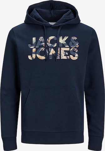 JACK & JONES Sweatshirt 'Jeff' in Blauw: voorkant