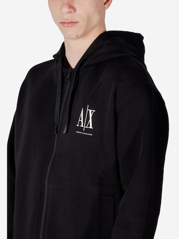 Veste de survêtement ARMANI EXCHANGE en noir