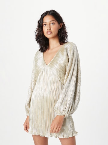 Nasty Gal Cocktail Dress in Gold: front