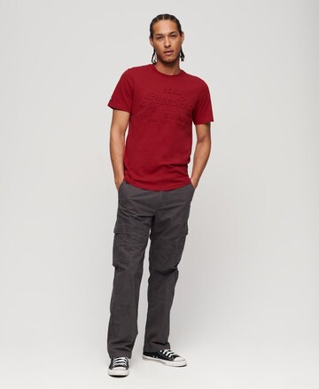 Superdry Shirt in Rood: voorkant