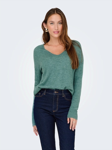 JDY Sweater 'JDYELANORA' in Blue: front
