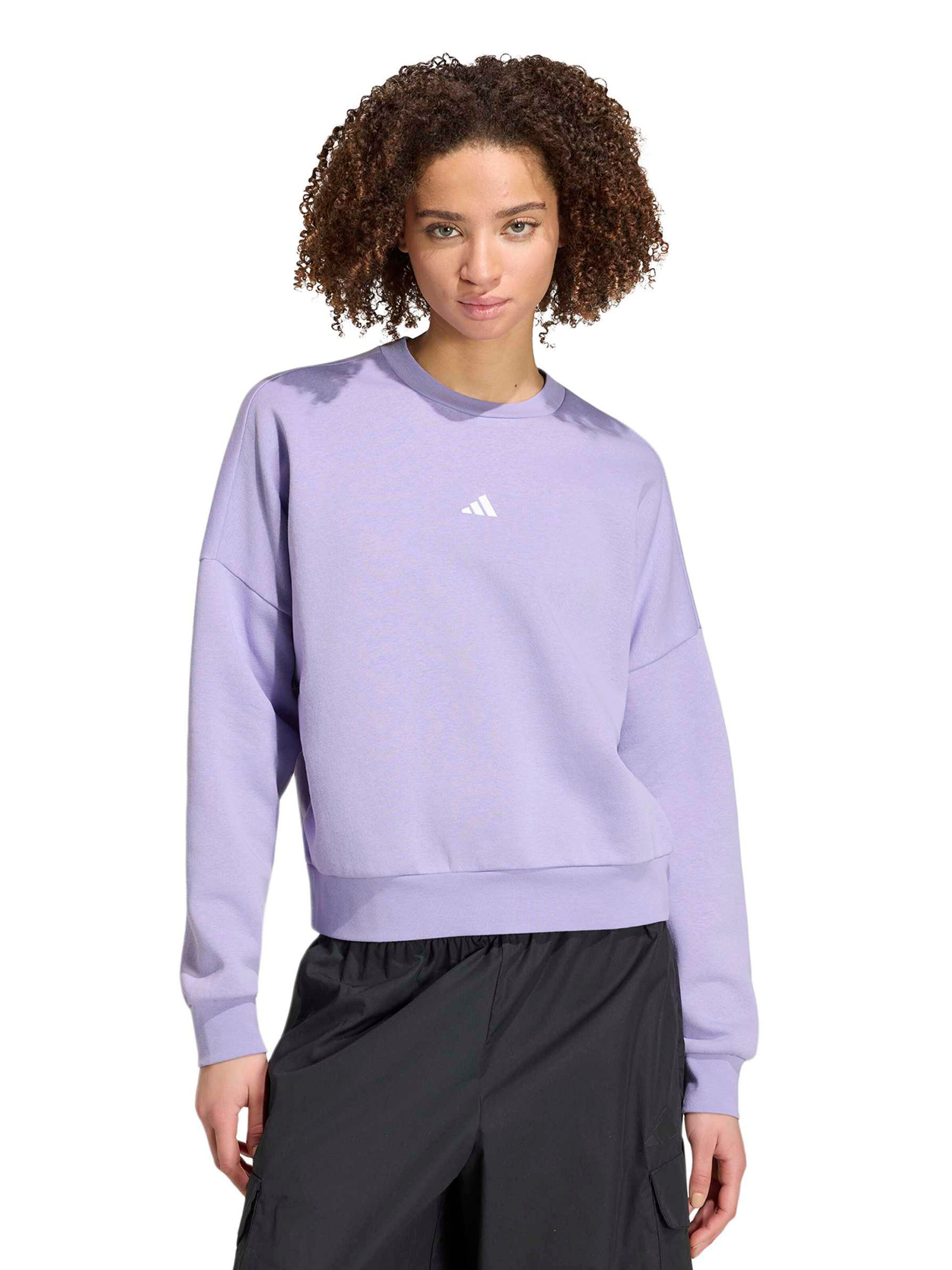Sweat de sport ADIDAS SPORTSWEAR en violet : devant