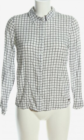 TOM TAILOR DENIM Langarmhemd XS in Weiß: predná strana