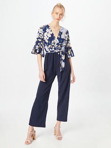 Mela London Jumpsuit in Blauw: voorkant