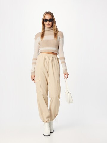 SISTERS POINT Loosefit Cargobroek 'VUJA' in Beige