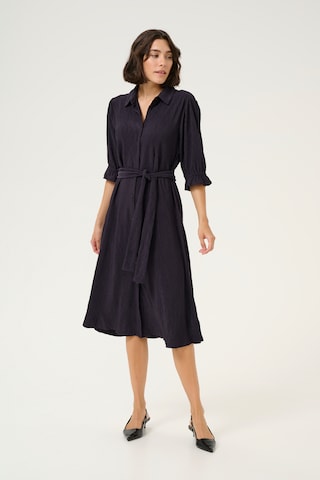 Kaffe Blousejurk in Blauw: voorkant