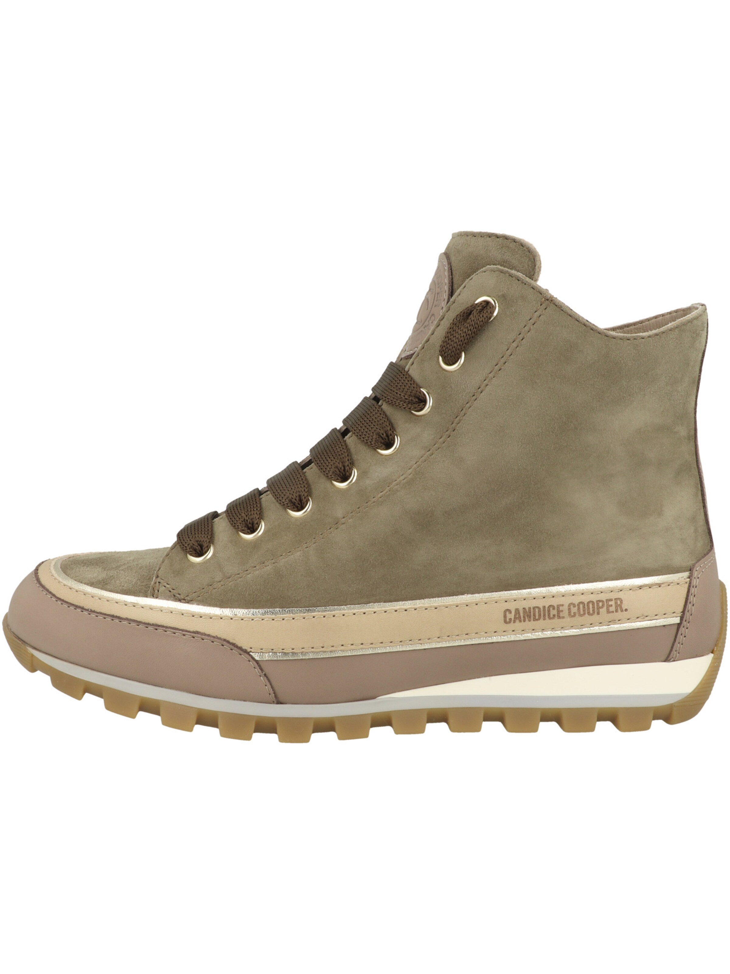 Candice Cooper Sneaker 'Janis Strip Plus Chic' in Grün